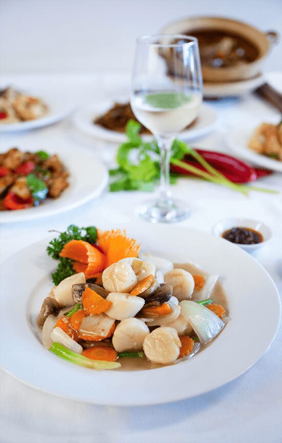 JIM-ME's Cantonese Style Stir-Fried Scallops Authentic Malaysian & Singaporean Cuisine Mackay